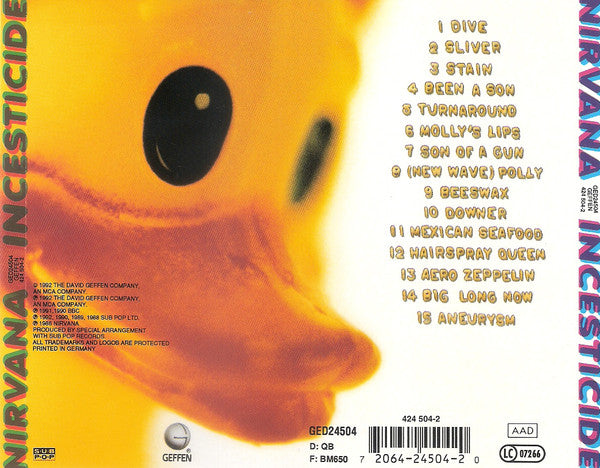 Nirvana - Incesticide--CD / Album