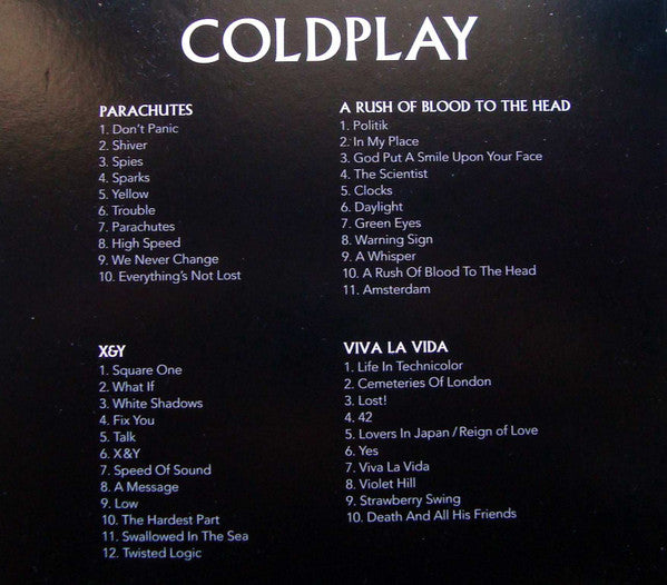 Coldplay – 4CD Catalogue Set - CD Box Set