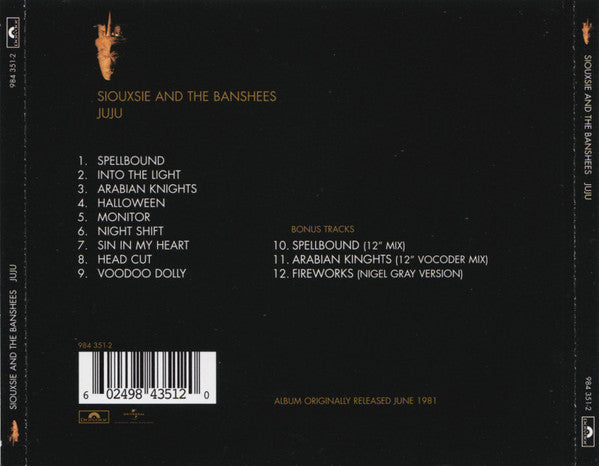 Siouxsie and the Banshees - Juju - CD