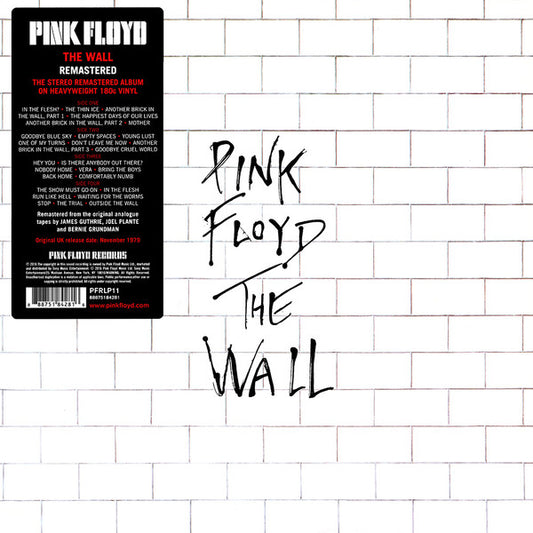 Pink Floyd – The Wall - 2 x Vinyl, Reissue, Remastered