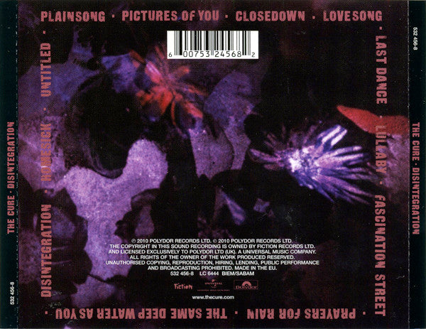The Cure - Disintegration - CD / Remastered Album