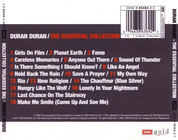 Duran Duran - The Essential Collection--CD / Album