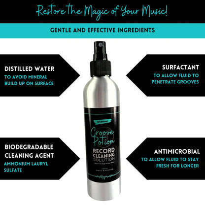 Spin Chemistry - 250mL Vinyl Record Cleaning Fluid + Microfiber Cloth