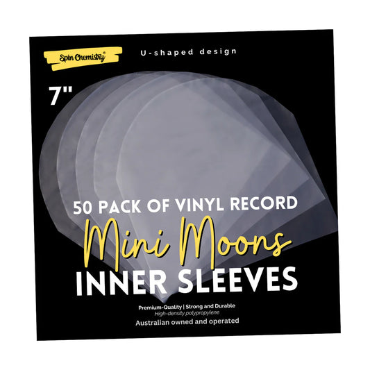7-Inch Record Inner Sleeves (Mini Moons) - Spin Chemistry