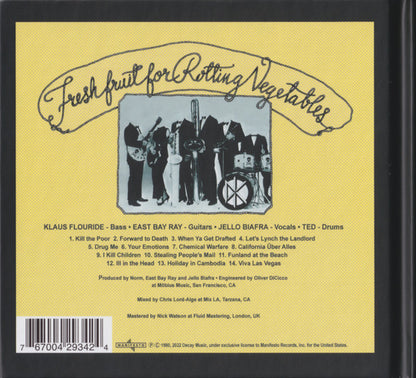 Dead Kennedys – Fresh Fruit For Rotting Vegetables (2022 Mix) - CD